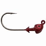Strike King Saltwater Flats Jig Heads Size: 1/4 oz.; Color: Red (811)