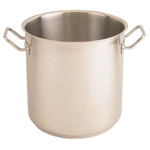 11 Quart Stainless Steel Stock Pot with Cover by Libertyware