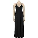 FULL TILT Wood Bead Maxi Dress - Black