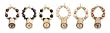 Wine Glass Charms - Set of 6 Wine Accessories