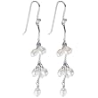 Sterling Silver Freshwater Pearl Cluster Earrings