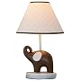 Blue Elephant Lamp Base and Shade