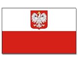 Flagge Fahne Polen mit Adler 90 * 150 cm