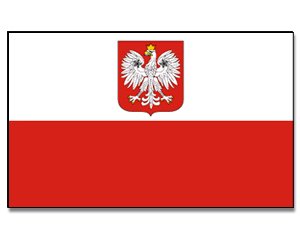 Flagge Fahne Polen mit Adler 90 * 150 cm