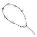 BDA009 Blue Lavender & Aqua Genuine Crystals