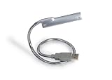 Royal Machines USB Lamp L1 with Plug in Power from USB Port, Silver (29521V)