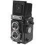 Seagull 107, 6cm x 6cm Medium Format Twin Lens Reflex (TLR) Camera with Built-in 75mm f/3.5 Lens.