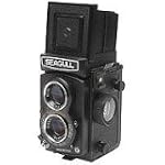 Seagull 107, 6cm x 6cm Medium Format Twin Lens Reflex (TLR) Camera with Built-in 75mm f/3.5 Lens.