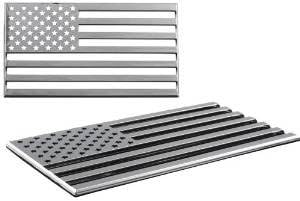 Oneself 3D American Flag USA Chrome Emblem - US Patriotic Decal Sticker + Mounts Interior and Exterior for Bike (Bicycle) Car, Truck, Trunk, Fender + Rear Side Peel and Stick + Rust and Tarnish Proof Durability + Oneself Lifetime Warranty + Sealed in Oneself Approved Packaging Only) "ATTENTION: These premium bullet badges have a universal fit to ensure a perfect fit to any and all types of vehicles. Sealed Inside Oneself Authorized Packaging. America!!"