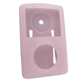 Silicone Skin Case w/ Belt Clip for Sandisk Sansa Fuze, Pink