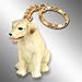 Labrador Retriever Dog Keychain - Yellow