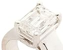 0.5 carats diamond ring emerald cut jewelry district NY