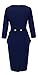 Homeyee Women's Vintage Tartan Wear to Work Bodycon Dress B267