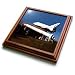Space Shuttle - 8x8 Trivet With 6x6 Ceramic Tile