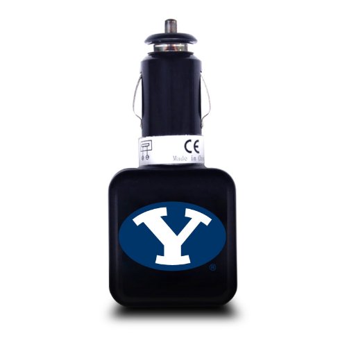 NCAA Brigham Young Cougars Dual USB Car Charger 