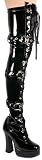 Adult Dominatrix Halloween Costume Boots (Size: 8)