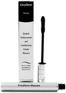 Envyderm Cosmetics Natural Eyelash Enhancement and Conditioning Volume Mascara with Moroccan Oil - Black (0.23 oz) by EnvyDerm