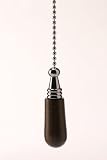 Review BKS Homewares  / Mahogany Wood & Chrome Decorative Light Pull Chain / Switch