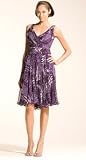 TADASHI PRINTED DANCE DRESS