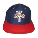 NHL Retro Florida Panthers Snapback Hat Cap - 2 Tone Navy Red