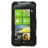 Htc Titan X310e Rubberized Snap-on Cover, Black