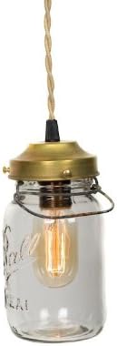 Vintage Simply Modern Ideal Canning Mason Jar Pendant Light