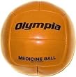 Synthetic Leather Medicine Ball - Orange, 11-12 lb - Equipment