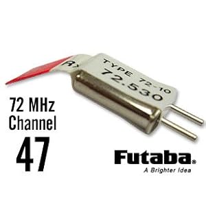 Futaba Channel 47 72MHz FM Dual Conversion Radio Receiver Crystal RX Xtals