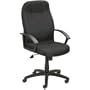Boss High Back Fabric Chair, Black