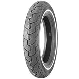 Dunlop D402 Harley-Davidson Whitewall Rear Tire - MU85B-16/White Stripe