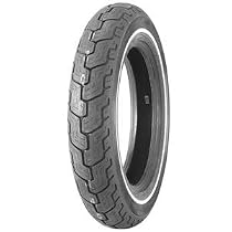 Dunlop D402 Harley-Davidson Whitewall Rear Tire - MT90B-16/White Stripe