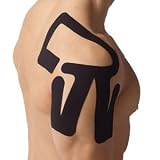 SpiderTech - Shoulder Spider - Precut kinesiology Tape - Right Shoulder - Black