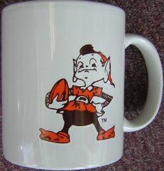 Cleveland Browns Brownie Elf White Coffee Mug