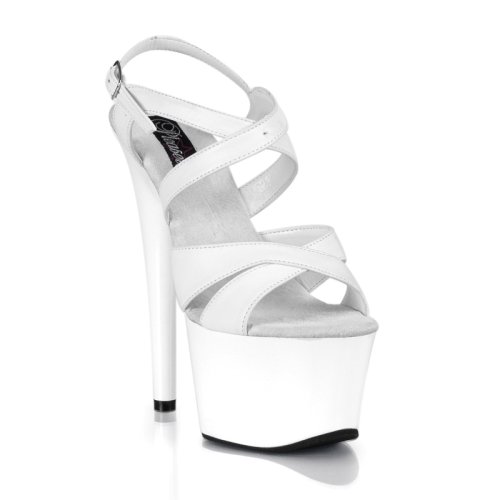 *ADORE-726, 6 1/2'' Stiletto Heel Criss Cross Sling Back PF