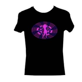 Elektro T-Groove Electronic Flashing T-Shirt (Sound Reactive) - Small
