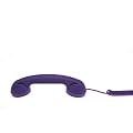 Moshi Moshi Retro Handset for All Mobile Phones + Computers - Soft Touch Dark Purple