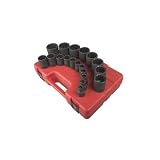 Sunex 2819 12 Point Sae Impact Socket Set