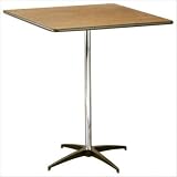 36 Square Pub Height Pedestal Table [Set of 10] by 