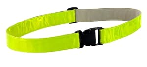 Time to Run High Visibility Reflective Cycling Running Belt With Scotchlite 3M