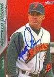 Marty Brown, Buffalo Bisons - Indians Affiliate Autographed Card