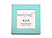Rustic and Refined Design 4x4 Solid Wood Made in USA Picture Frame with 1 Inch Border (Gallery Collection) - Turquoise
