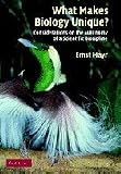 What Makes Biology Unique?: Considerations On The Autonomy Of A Scientific Discipline (0521841143) by Mayr, Ernst