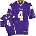 Brett Favre Jersey: Reebok Purple Replica #4 Minnesota Vikings Jersey SIZE XXL (54)