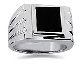 0.00 CTW Men's Diamond Ring in Platinum