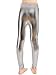Aaronano Little Girls' Metallic Color Shiny Stretch Leggings