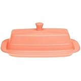 Fiesta Ware COVERED Stick BUTTER DISH Persimmon HOMER LAUGHLIN CHINA by Fiesta