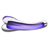 Simply Blown The Lover Hand Blown Glass Dildo, Amethyst