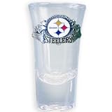 Set of 3 Pittsburgh Steelers Flared Top Shooter Shot Glass - NFL Football Fan Shop Sports Team Merchandise