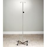 CLINTON STAINLESS STEEL IV POLES (NOT MRI COMPATIBLE) Economy SS, IV w/welded 2 hook Item# IVS-31