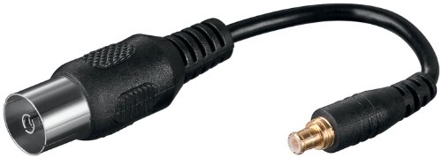 1aTTack Koaxial Adapter (Koax-Kupplung auf MCX- Stecker)